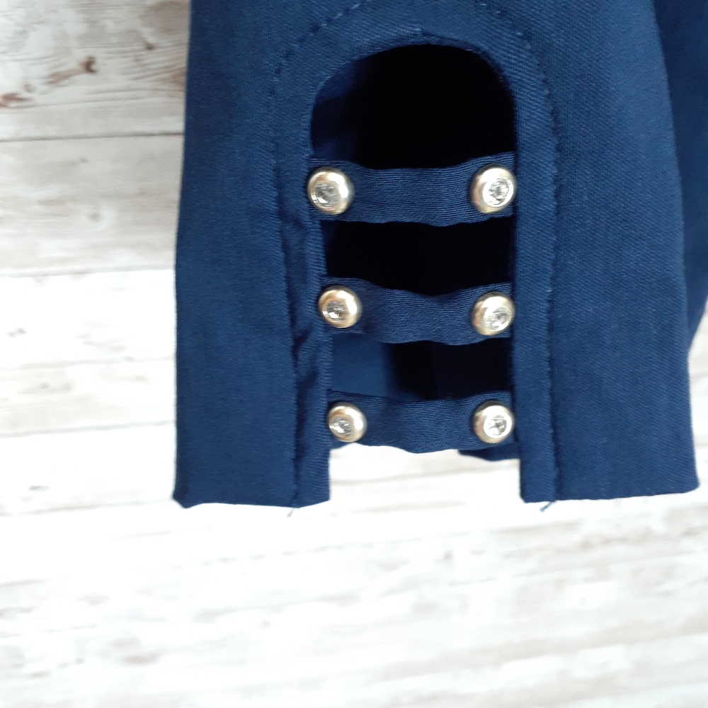 JM Collection Plus Capri Comfort Waist Blue K - Picture 3 of 6